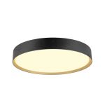 SLV Decona 42 Deckenleuchte Aluminium Schwarz Gold Rund 23W 2680lm - 930-940 CCT | IP44 - Höchste Farbwiedergabe - Dimmbar 