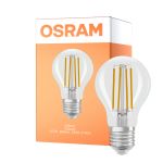 Osram Parathom Classic LED E27 Birne Fadenlampe Klar 6.5W 806lm - 822-827 Dim To Warm | Dimmbar - Ersatz Für 60W