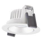 Ledvance LED-Spot Adjust Aluminium Weiß 8W 680lm 36D - 930 Warmweiß | Ausschnitt 68mm - IP20 - Höchste Farbwiedergabe - Dimmbar