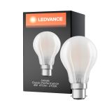 Ledvance Classic Performance LED Glühbirne B22d Birne Fadenlampe Matt 4W 470lm - 827 Extra Warmweiß | Ersatz für 40W