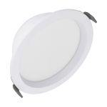 Ledvance LED Downlight Comfort Opal Aluminium Weiß 18W 2160lm 180D - 930-940 CCT | 160mm - Ausschnitt 150mm - IP44 - Höchste Farbwiedergabe - Zigbee Dimmbar 
