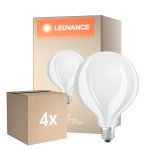 Mehrfachpackung 4x Osram Classic LED E27 Globe Fadenlampe Matt 17W 2452lm - 827 Extra Warmweiß | Ersatz Für 150W