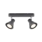 Nordlux Eik 2 Spot Metall Grau | Geeignet für 2x GU10