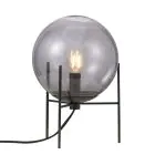 Nordlux Tischlampe Alton 20 Glas und Metall Schwarz | Geeignet für 1x E14