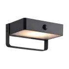Nordlux Saulio Wandleuchte Aluminium Schwarz 4.45W 370lm - 830 Warmweiß | IP44 - Solar