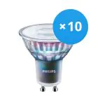 Mehrfachpackung 10x Philips MASTER LED Spot ExpertColor GU10 PAR16 3.9W 280lm 25D - 930 Warmweiß | Höchste Farbwiedergabe - Dimmbar - Ersatz für 35W