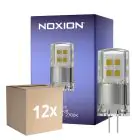 Mehrfachpackung 12x Noxion Bolt LED Capsule G4 2W 200lm - 827 Extra Warmweiß | Dimmbar - Ersatz Für 21W