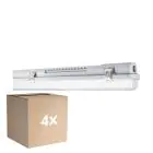 Mehrfachpackung 4x Ledvance LED Feuchtigkeitsdicht Gehäuse MT Gen 3 IP65 | Geeignet für 1x120cm LED Röhre