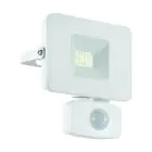 Eglo Wandleuchte Faedo 3 Aluminium Weiß 10W 1000lm - 850 Kaltweiß | IP44 - Bewegungssensor