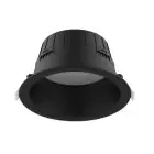 Noxion LED Downlight Hera Tief Einbau Schwarz 15W 1500lm 80D - 827-830-840 CCT | 176mm - Ausschnitt 150mm